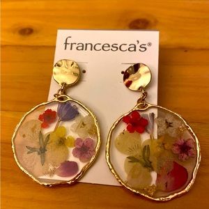 Floral earrings from Francesca’s